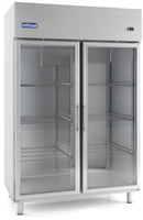 TEKNIKITCHEN IAG1401CR Refrigerador Reach-In 2 Puertas de Cristal